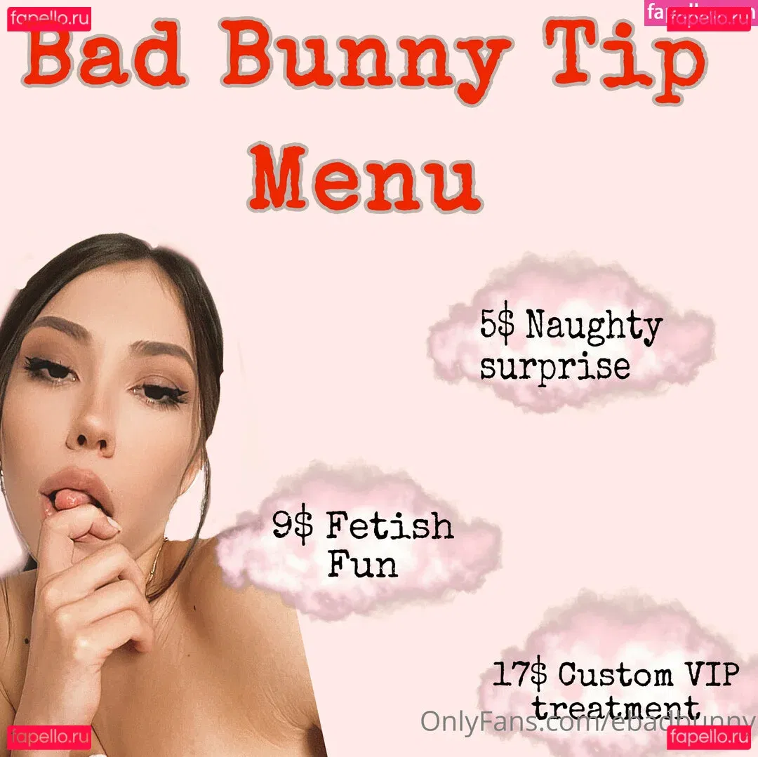 ebadbunny Onlyfans Photo Gallery 