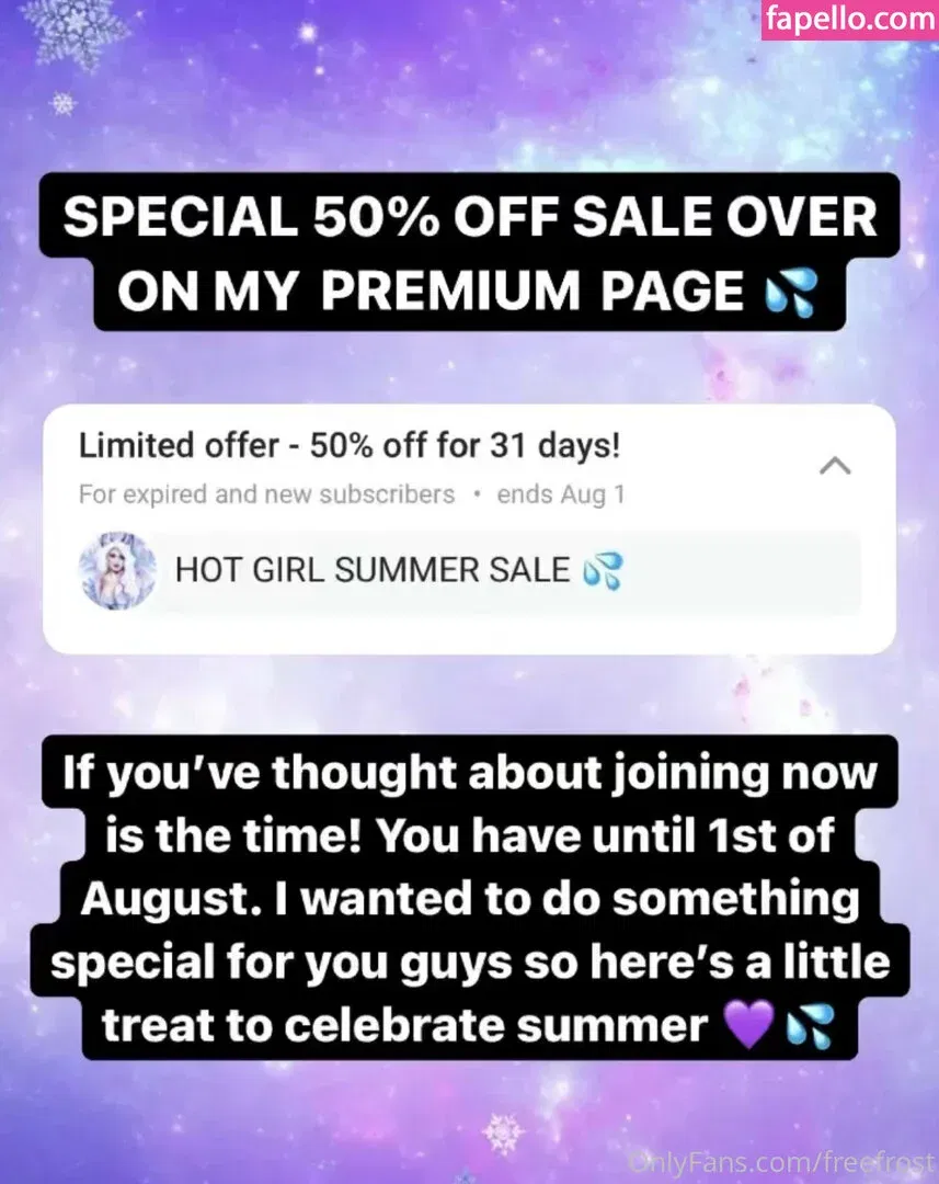 freefrost Onlyfans Photo Gallery 