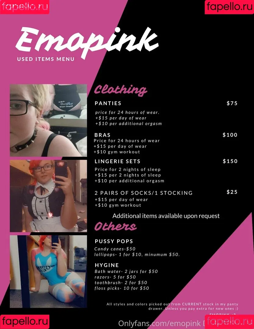 emopink69 Onlyfans Photo Gallery 