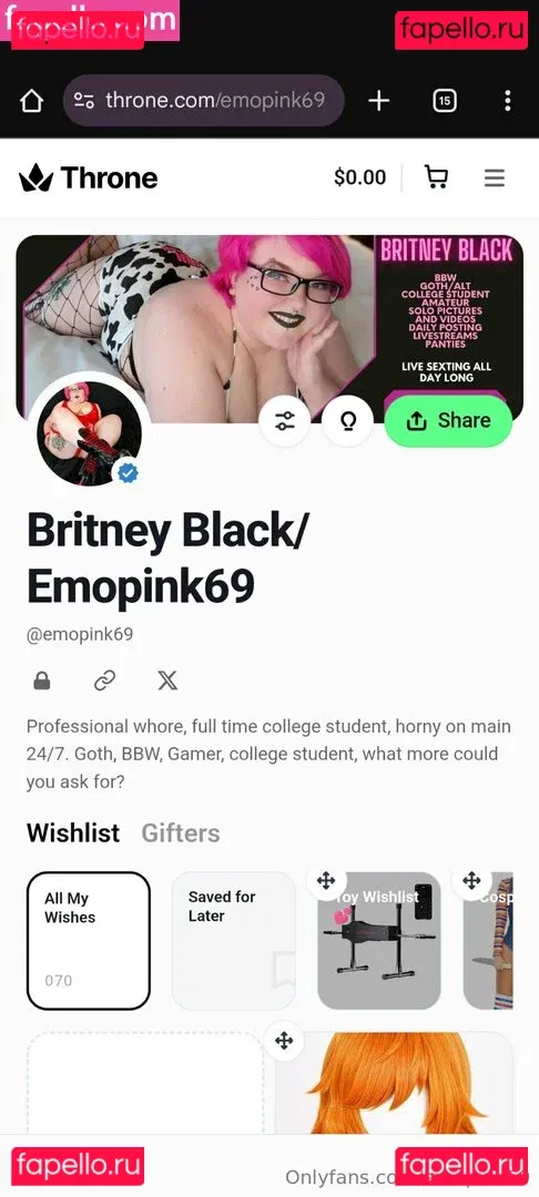 emopink69 Onlyfans Photo Gallery 