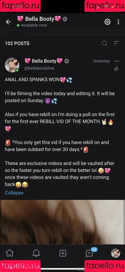 bellabfreetv Onlyfans Photo Gallery 