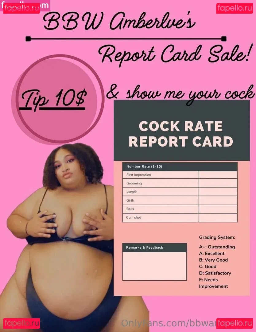 bbwamberlve Onlyfans Photo Gallery 