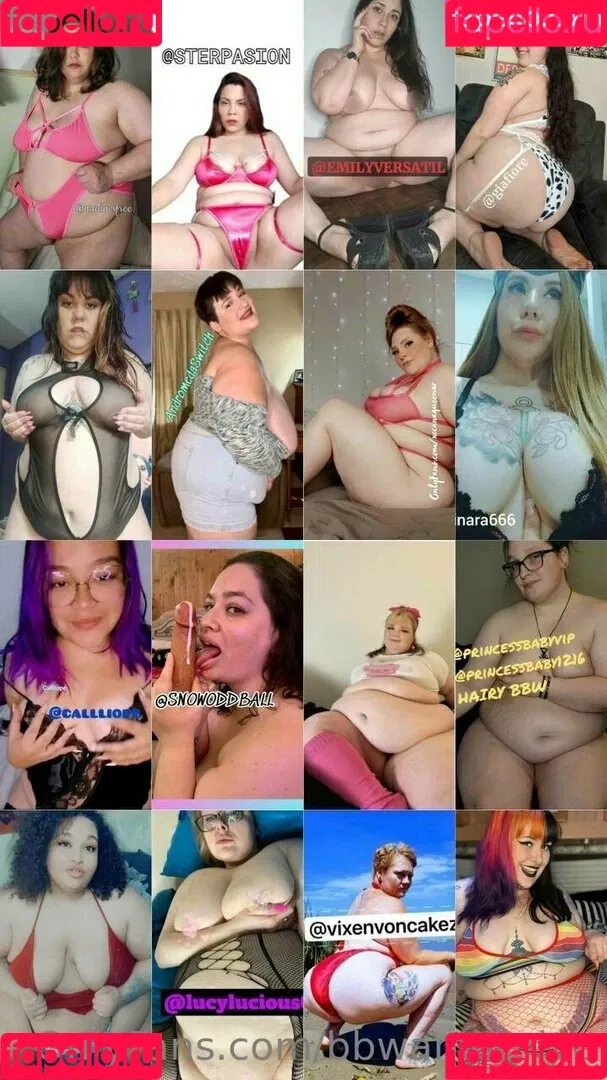 bbwamberlve Onlyfans Photo Gallery 