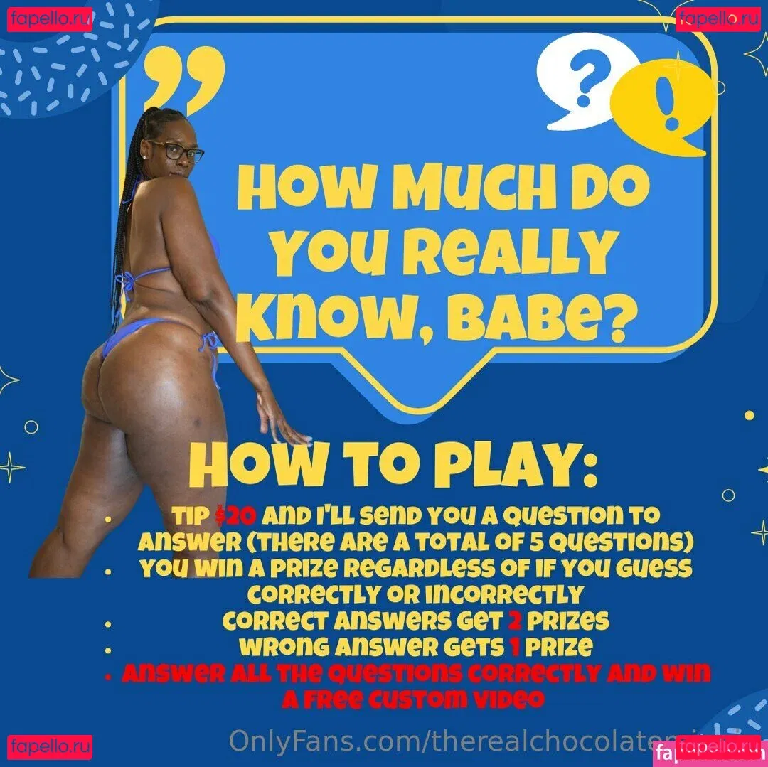 therealchocolateminnie Onlyfans Photo Gallery 