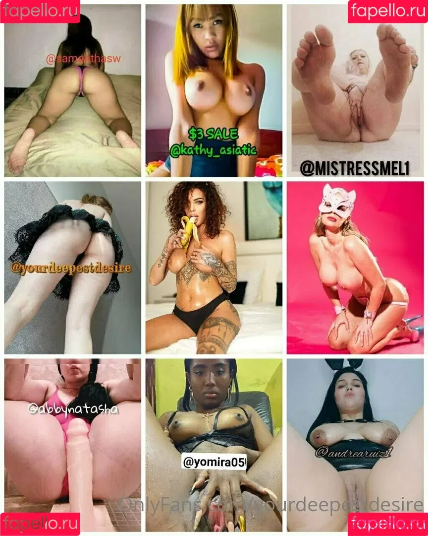 yourdeepestdesire Onlyfans Photo Gallery 