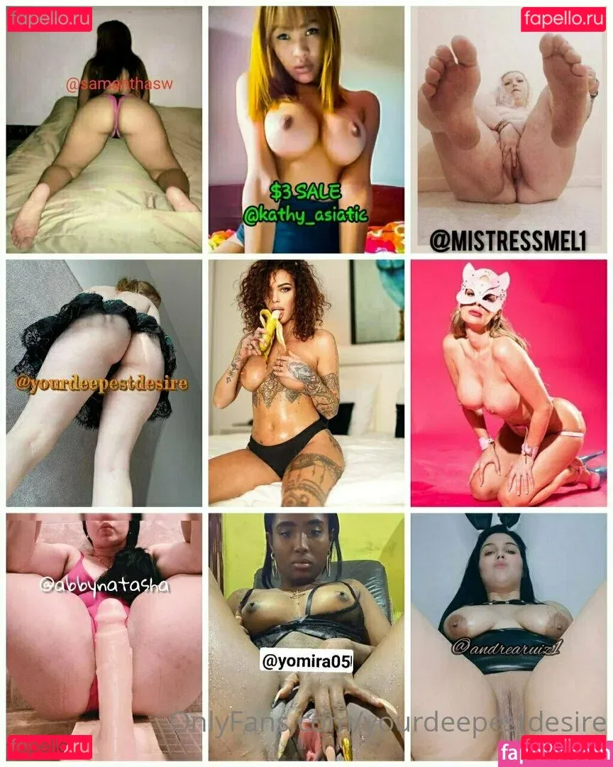 yourdeepestdesire Onlyfans Photo Gallery 