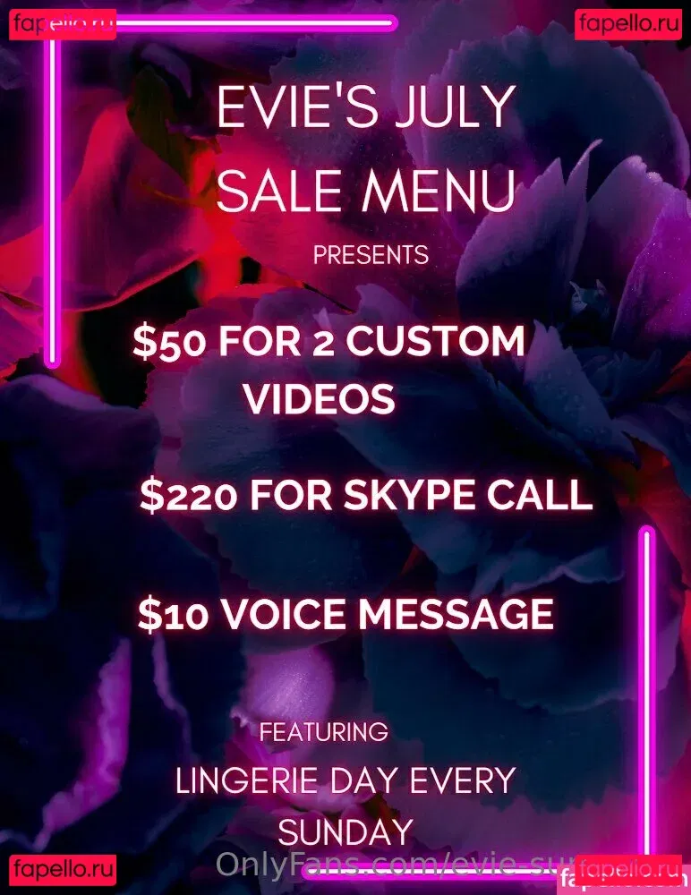 evie-summers Onlyfans Photo Gallery 