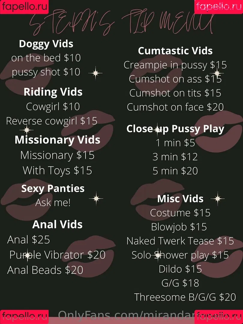 mirandamodelz2 Onlyfans Photo Gallery 