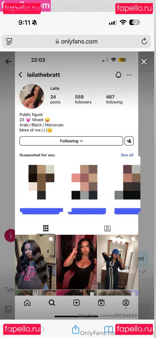 lailathebrat Onlyfans Photo Gallery 