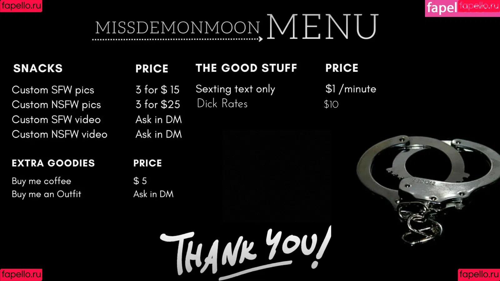 missdemonmoon Onlyfans Photo Gallery 