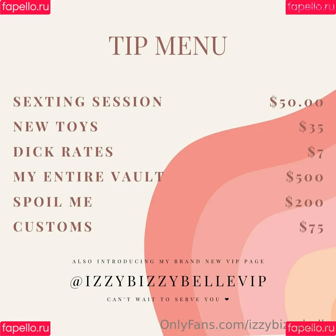 izzybizzybelle Onlyfans Photo Gallery 
