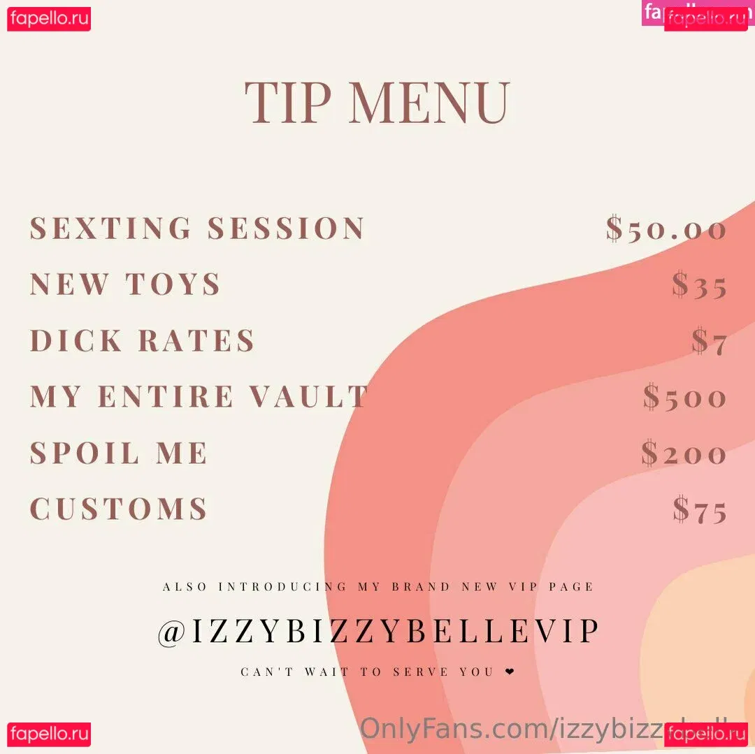 izzybizzybelle Onlyfans Photo Gallery 