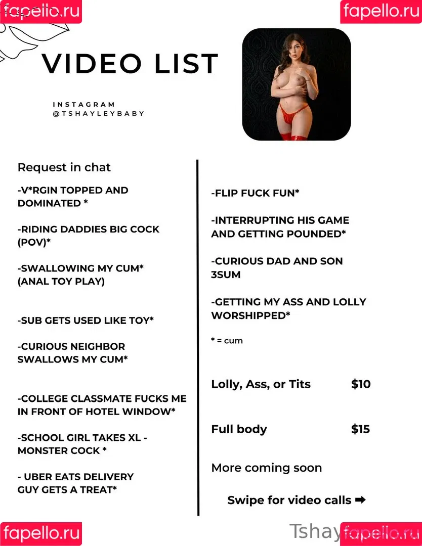 tshayleybaby Onlyfans Photo Gallery 