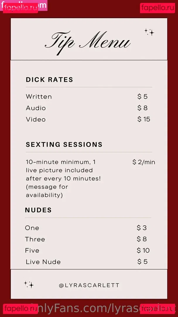 lyrascarlett Onlyfans Photo Gallery 