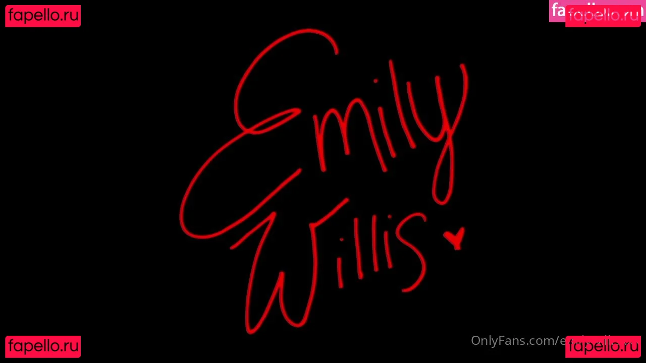 emilywillisxxx Onlyfans Photo Gallery 