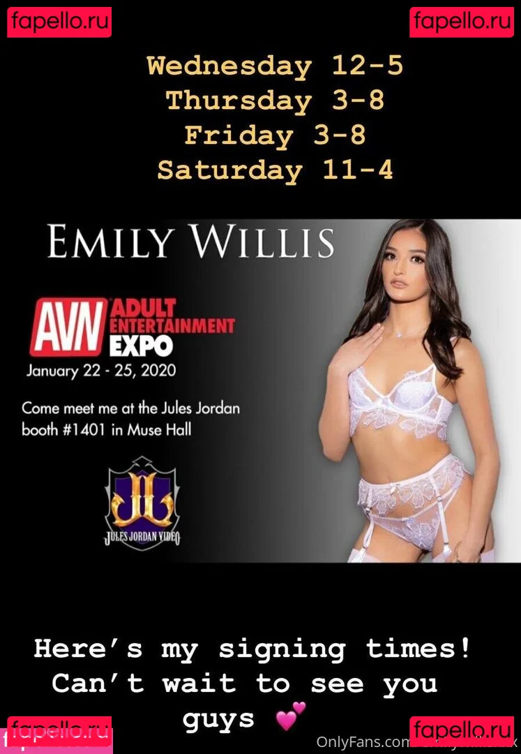 emilywillisxxx Onlyfans Photo Gallery 