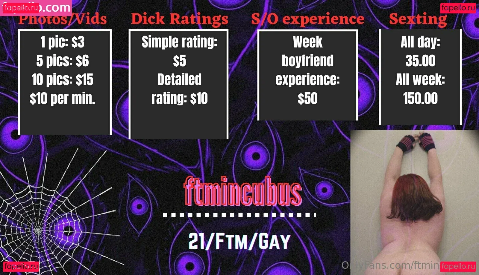 ftmincubus2 Onlyfans Photo Gallery 