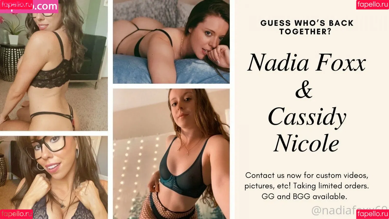 Nadia Foxx Onlyfans Photo Gallery 