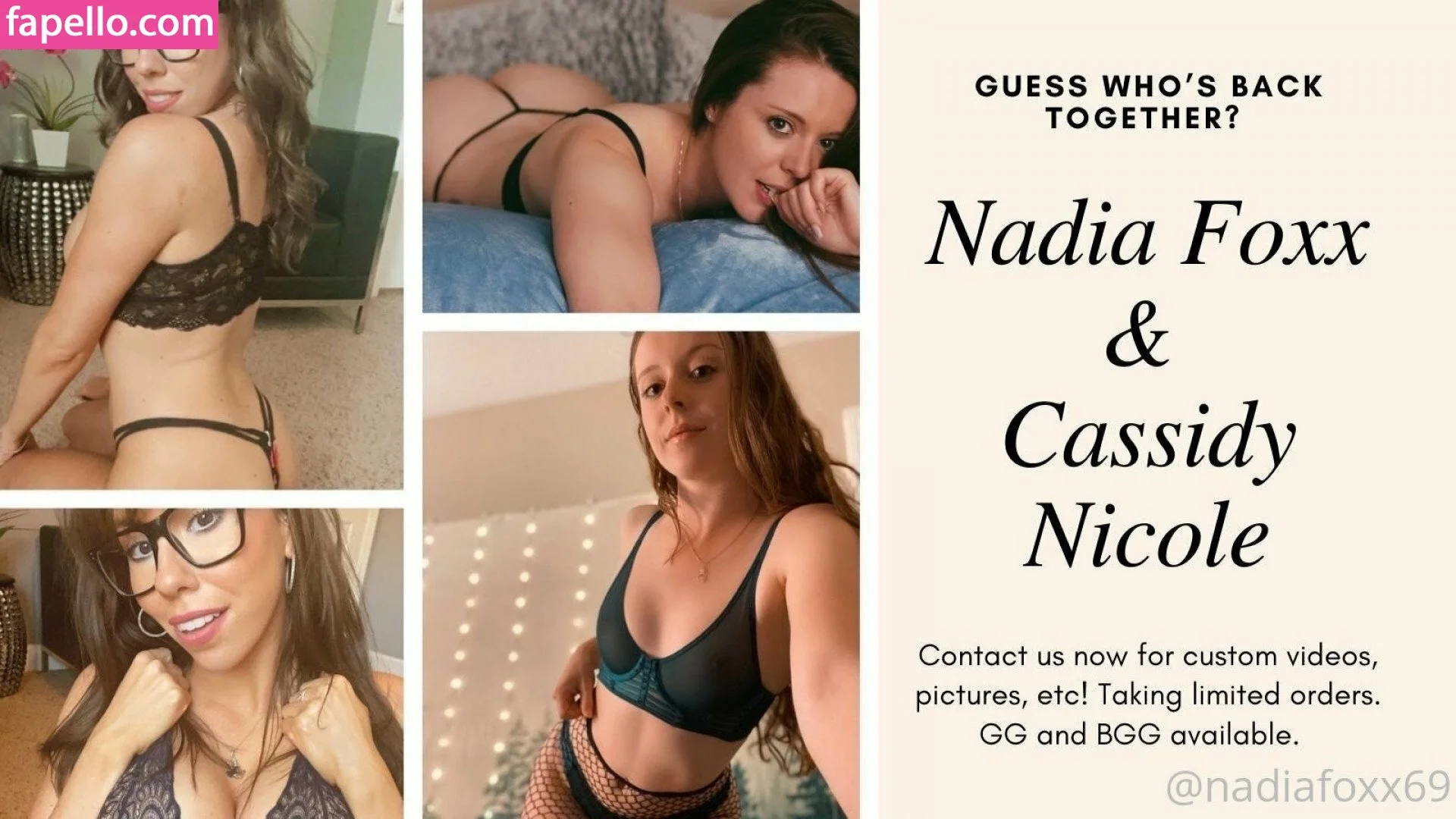 Nadia Foxx Onlyfans Photo Gallery 