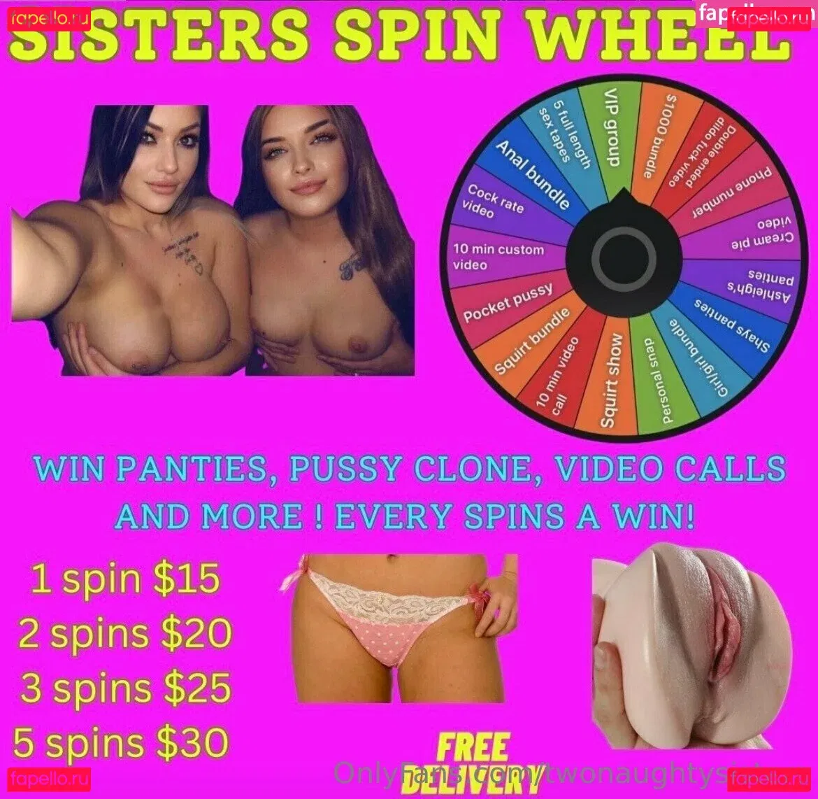 twonaughtysisters Onlyfans Photo Gallery 