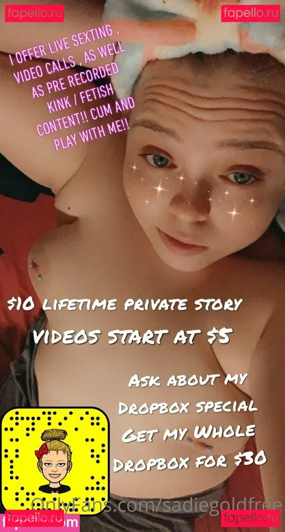 sadiegoldfree Onlyfans Photo Gallery 