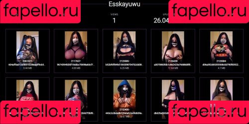 Esskayuwu Onlyfans Photo Gallery 