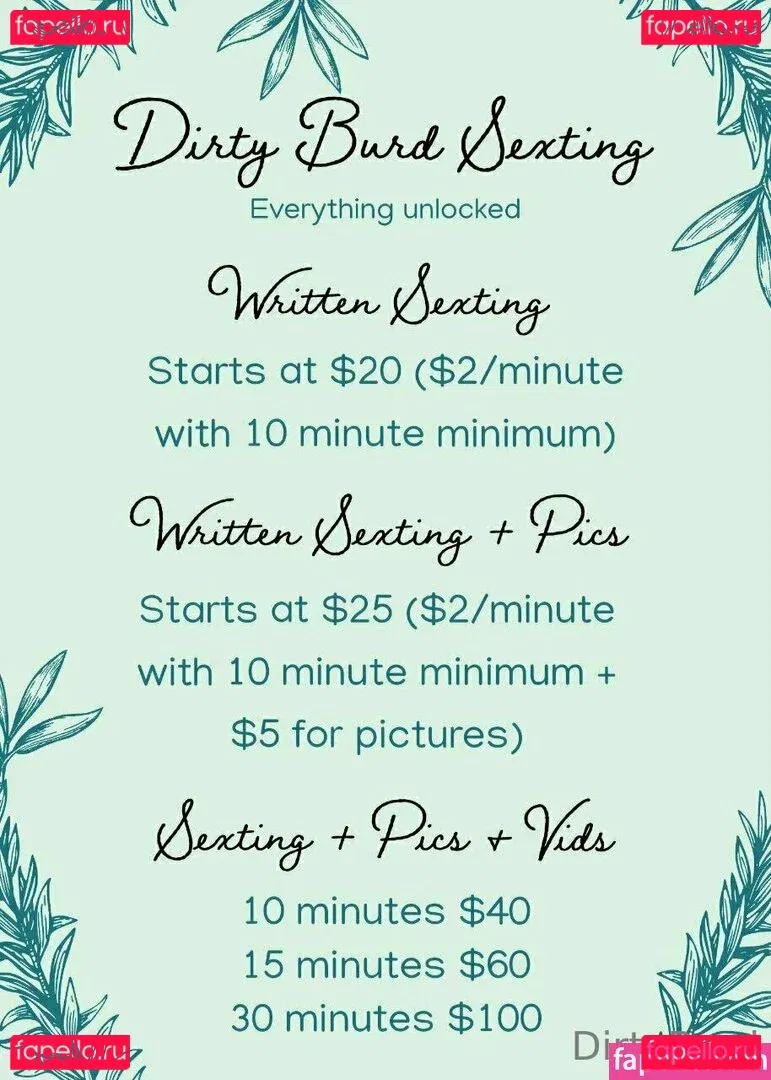 dirtyburd07 Onlyfans Photo Gallery 