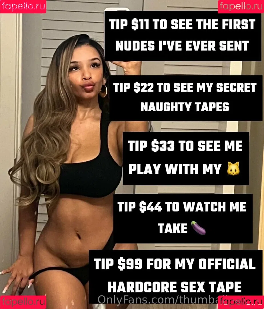 thumbalinaxxx Onlyfans Photo Gallery 