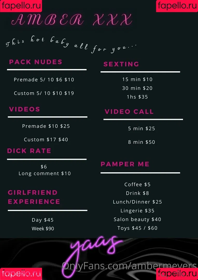 ambermeyers Onlyfans Photo Gallery 