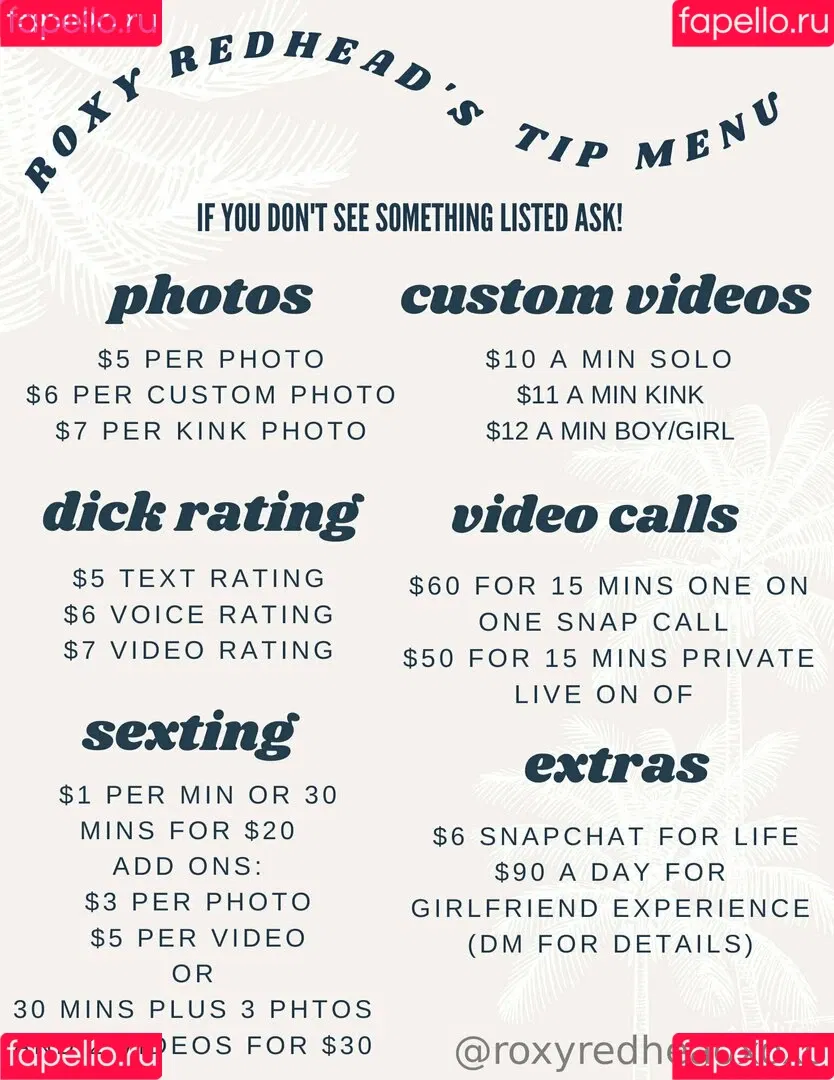 roxyredheadxoxo Onlyfans Photo Gallery 