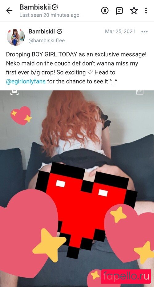 Bambiskii Onlyfans Photo Gallery 