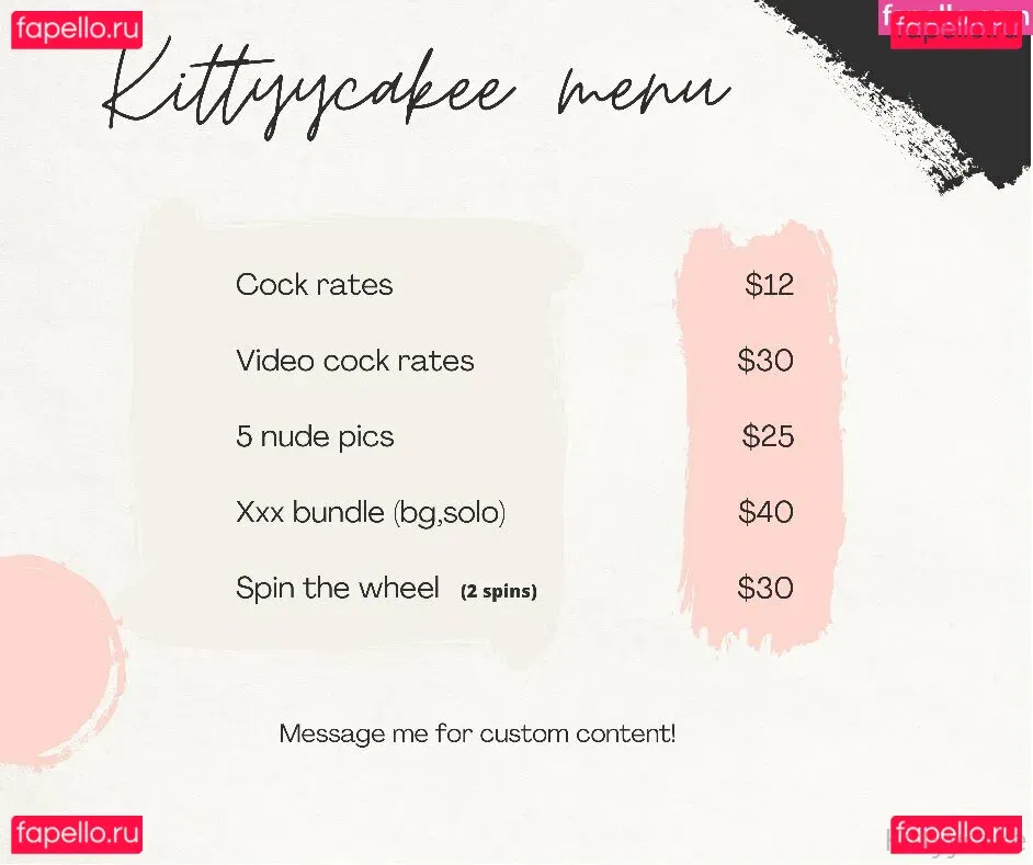 kittyycakee Onlyfans Photo Gallery 