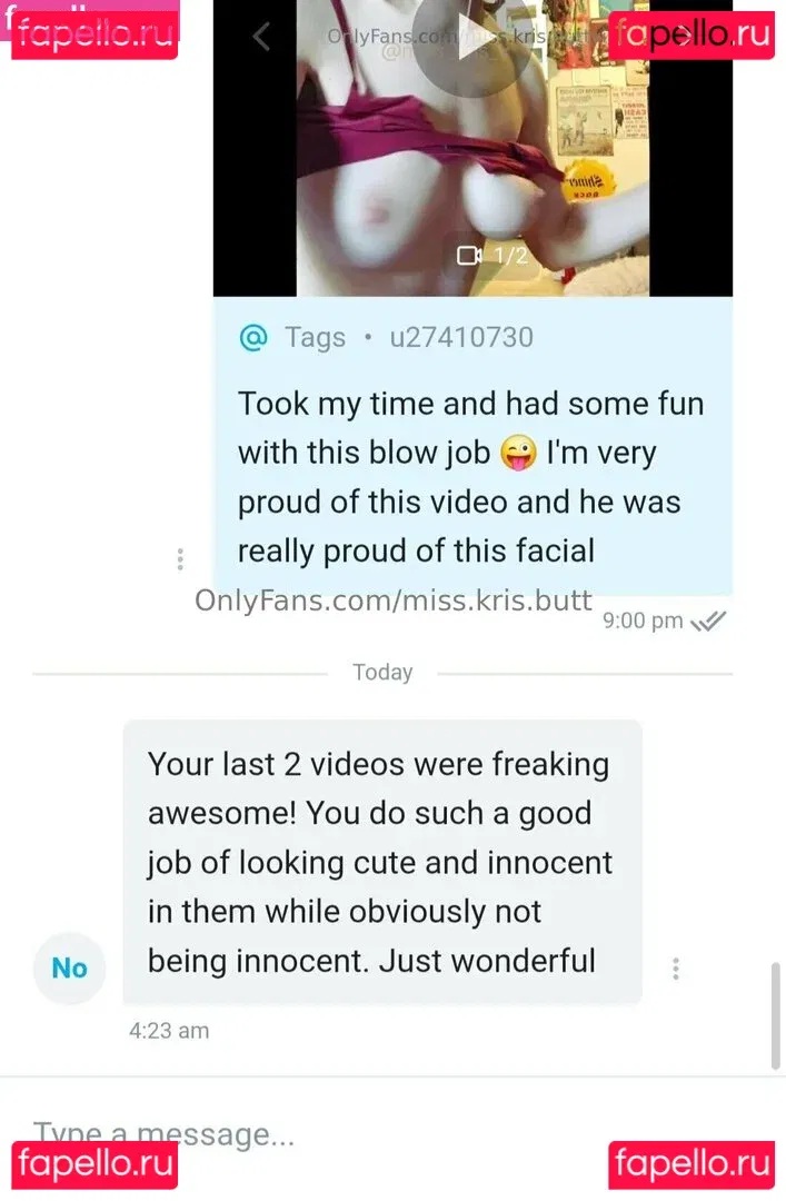 miss.kris.butt Onlyfans Photo Gallery 