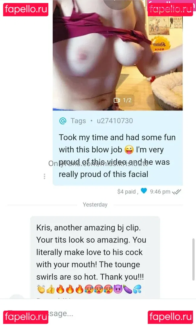 miss.kris.butt Onlyfans Photo Gallery 