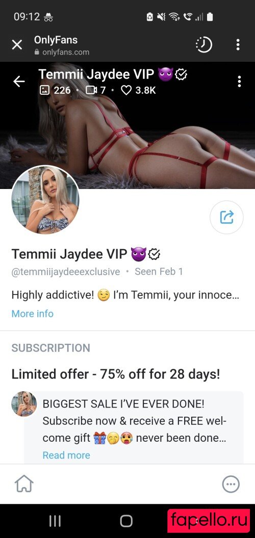 Temmii Jaydee Onlyfans Photo Gallery 