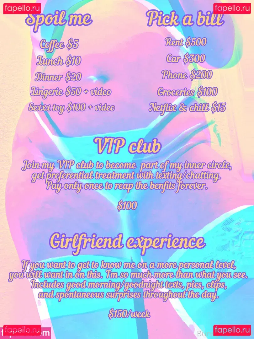 bunnyvelvettvfree Onlyfans Photo Gallery 