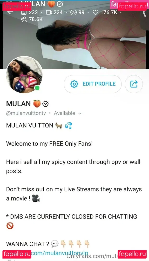 Mulanvuittontv Onlyfans Photo Gallery 