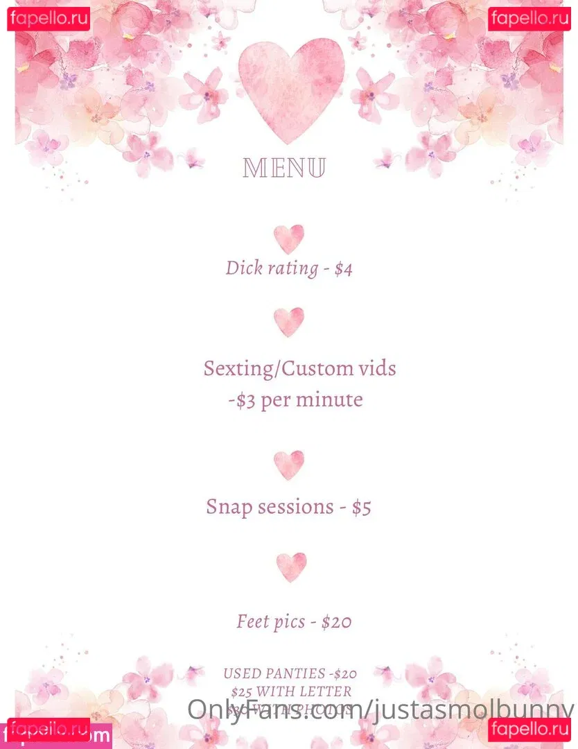 justasmolbunny Onlyfans Photo Gallery 