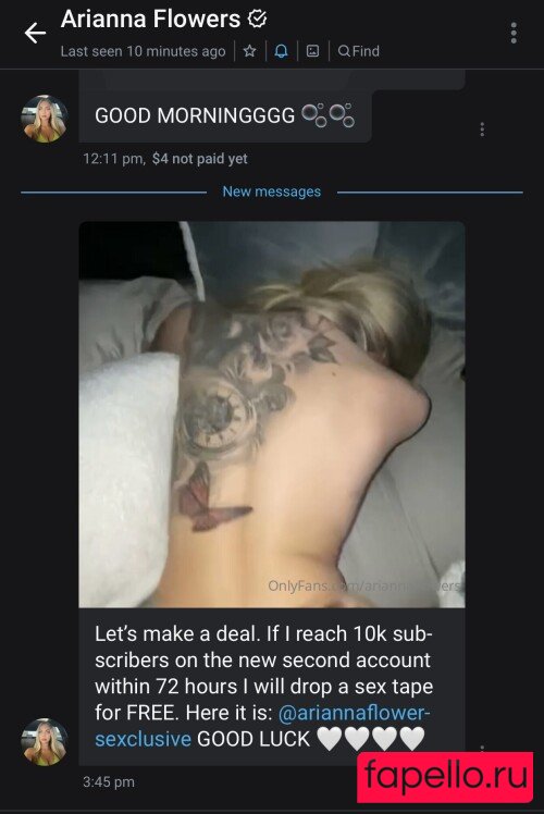 Arianna Flowers Onlyfans Photo Gallery 