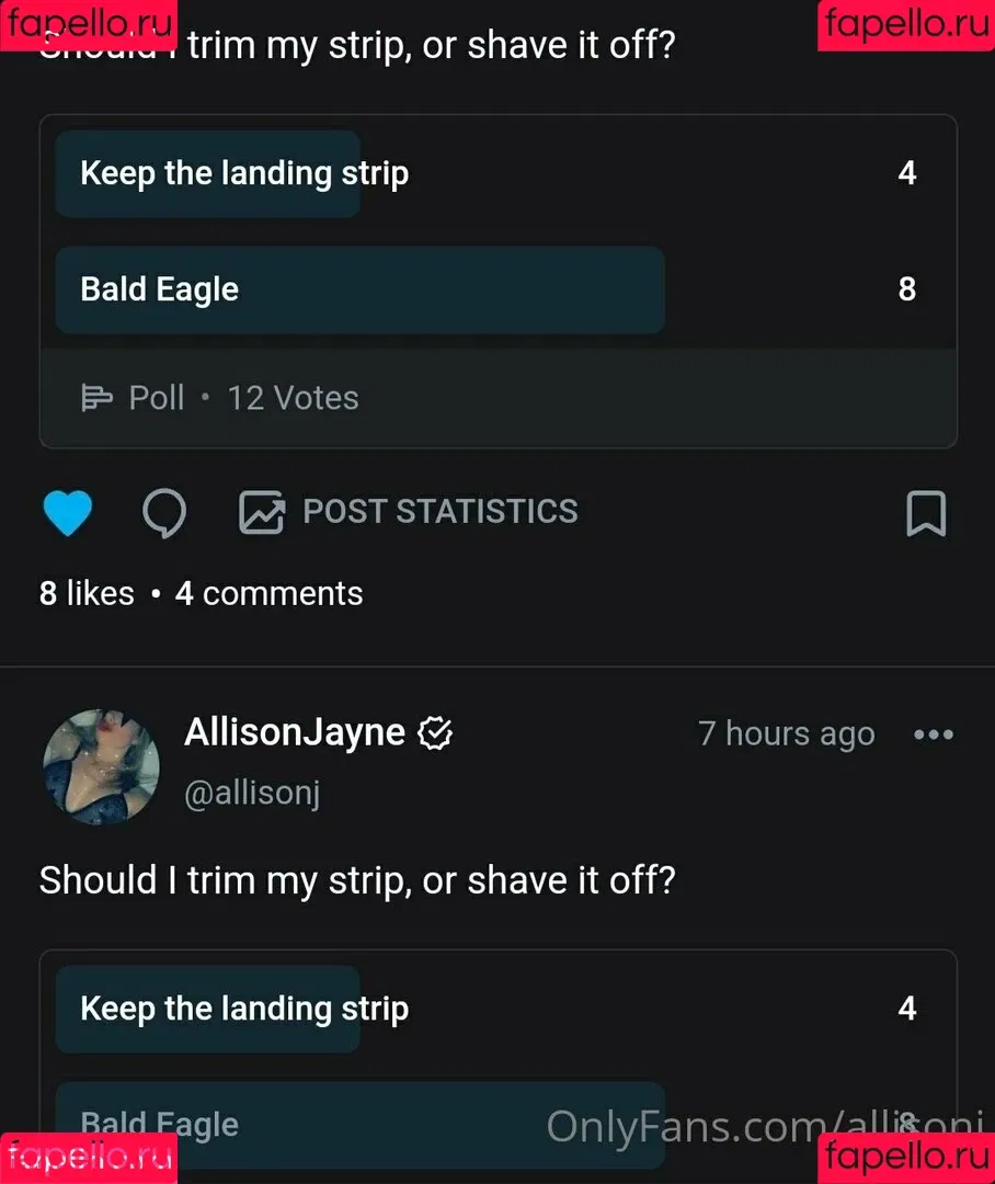allisonj Onlyfans Photo Gallery 