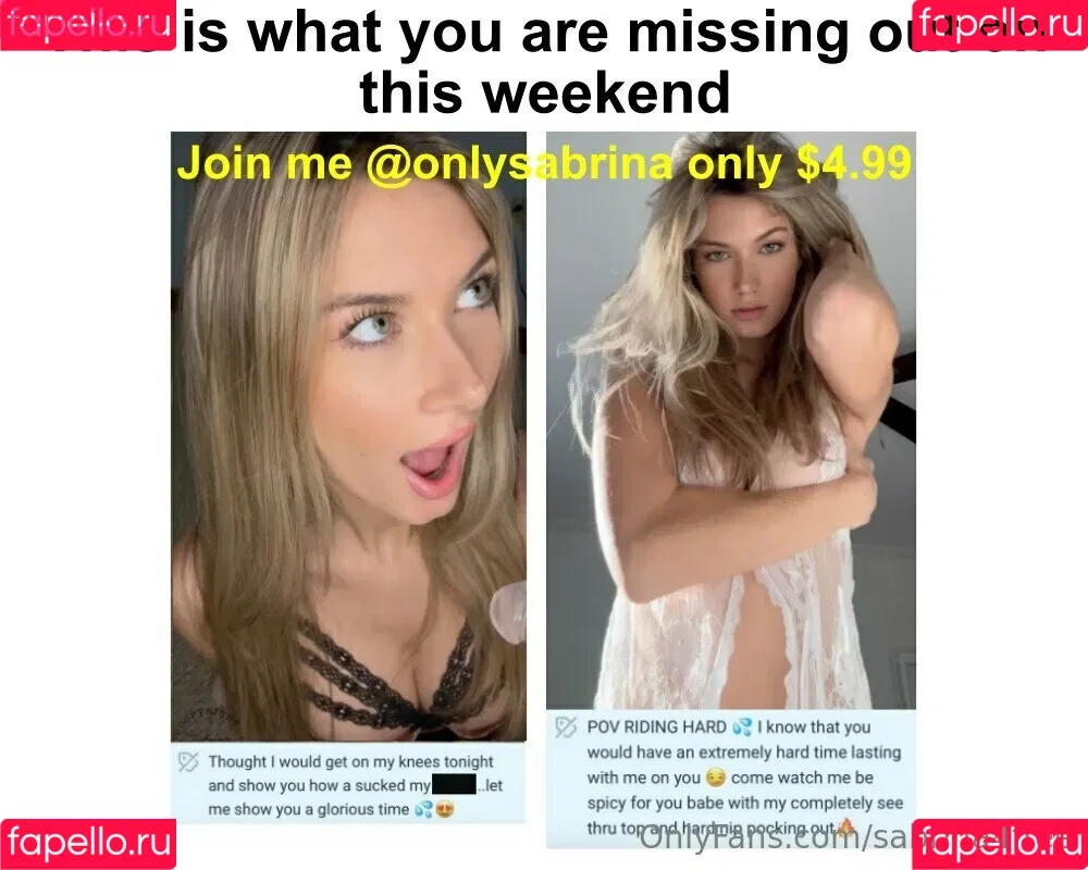 sabrina4free Onlyfans Photo Gallery 