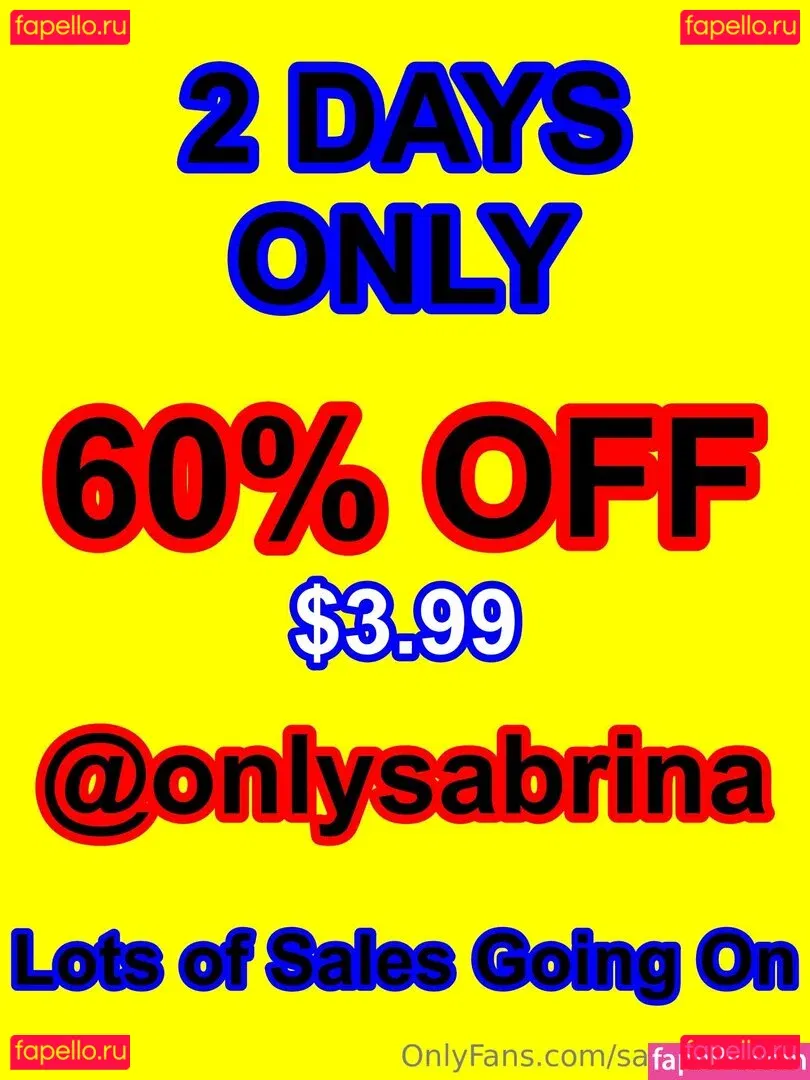 sabrina4free Onlyfans Photo Gallery 