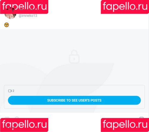 Imneko13 Onlyfans Photo Gallery 