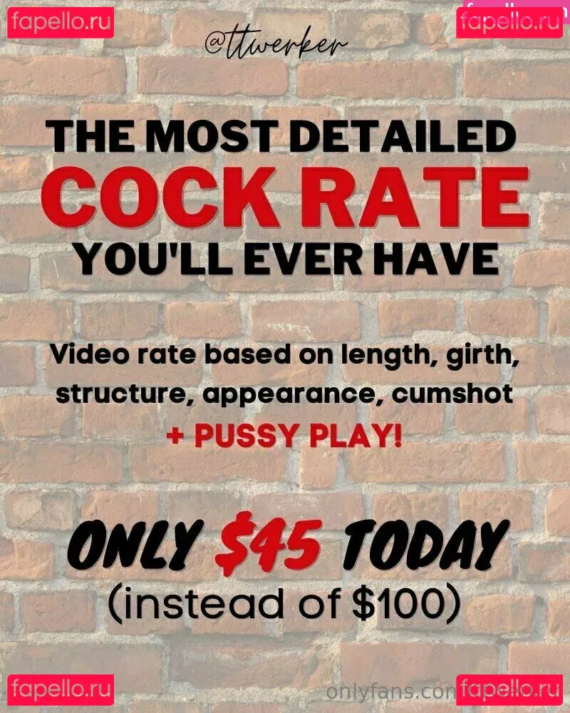 ttwerker Onlyfans Photo Gallery 