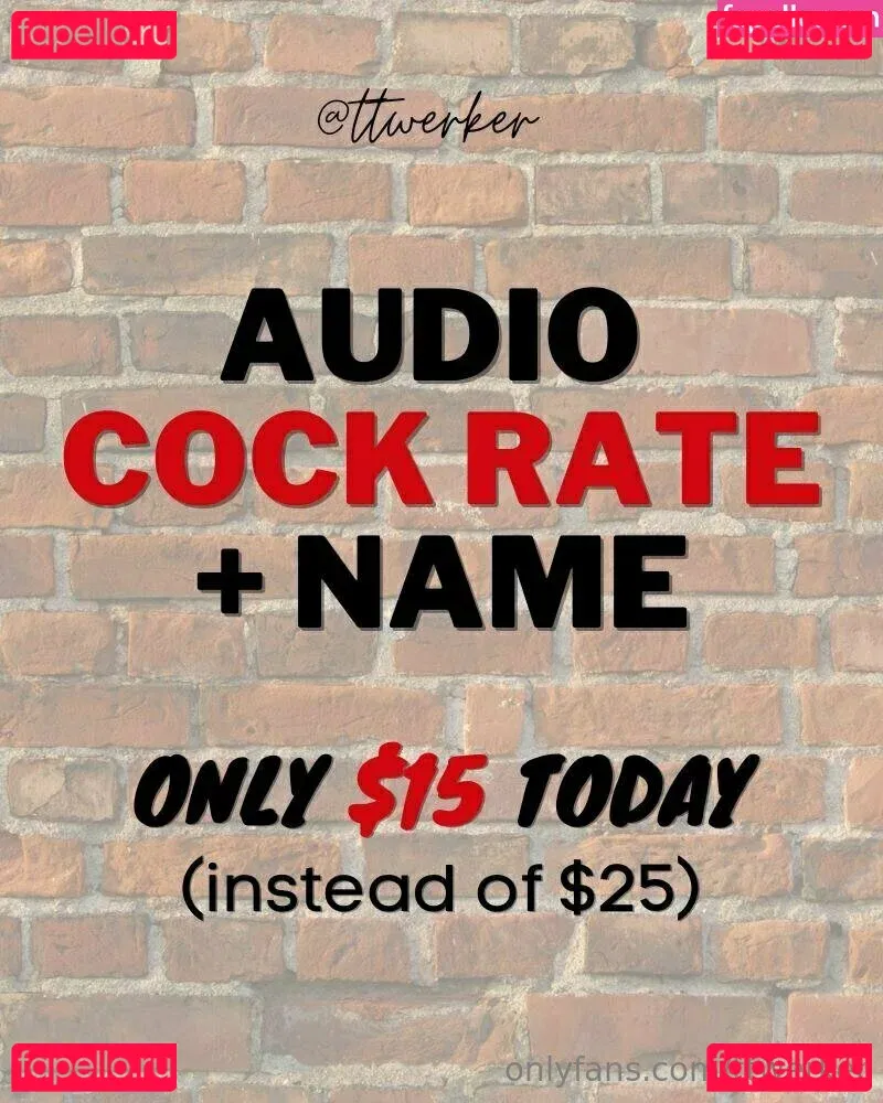 ttwerker Onlyfans Photo Gallery 