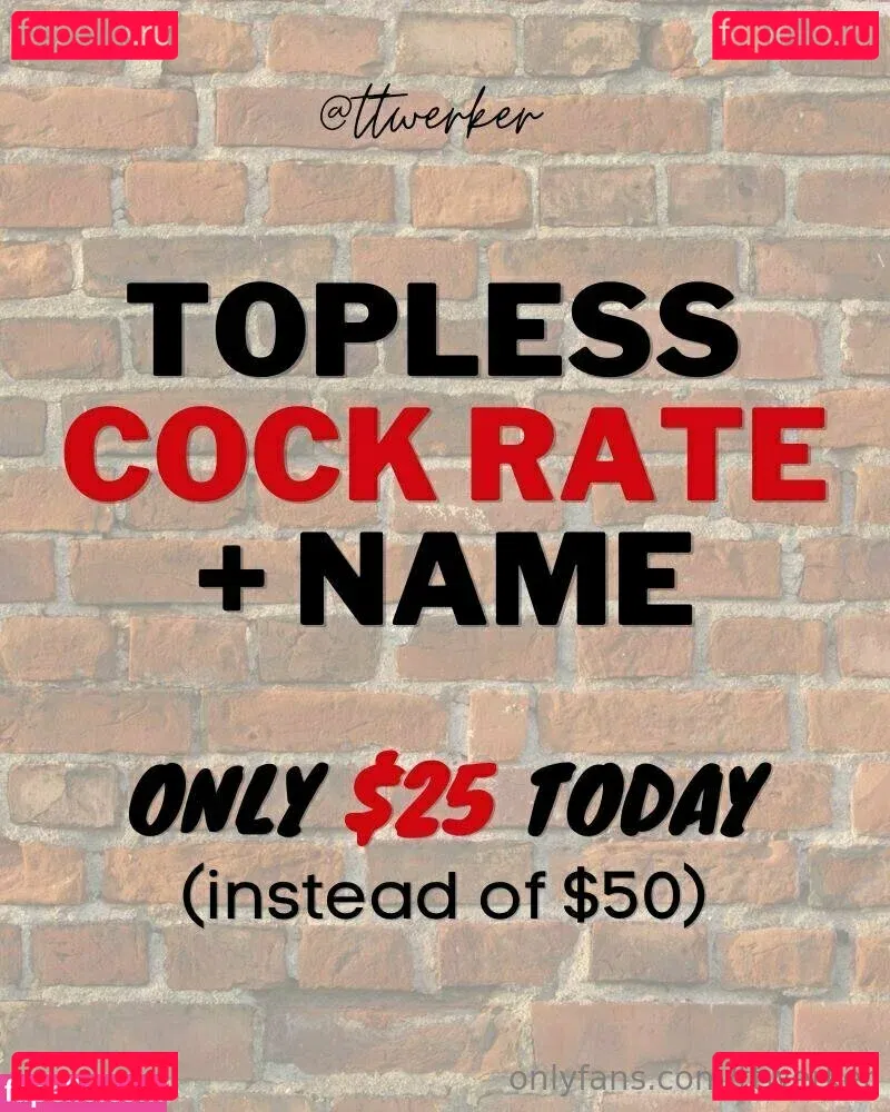 ttwerker Onlyfans Photo Gallery 