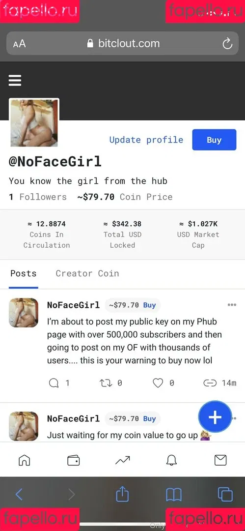 thenofacegirl Onlyfans Photo Gallery 