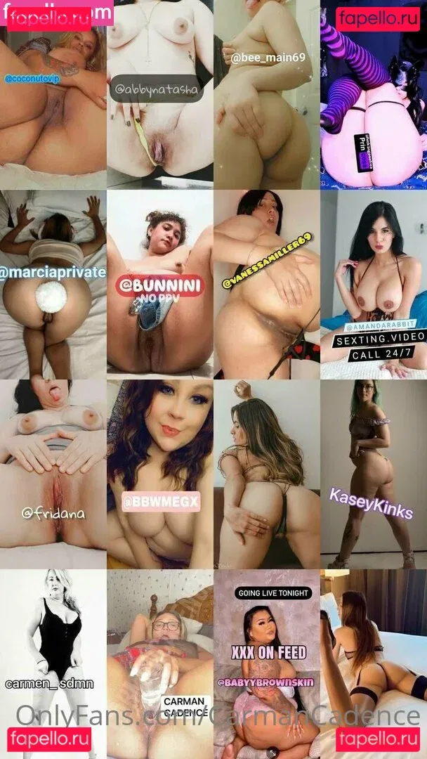 carmancadence Onlyfans Photo Gallery 