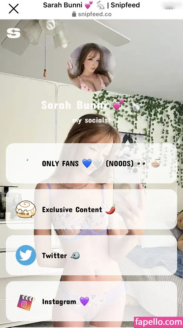 sarahbunni Onlyfans Photo Gallery 