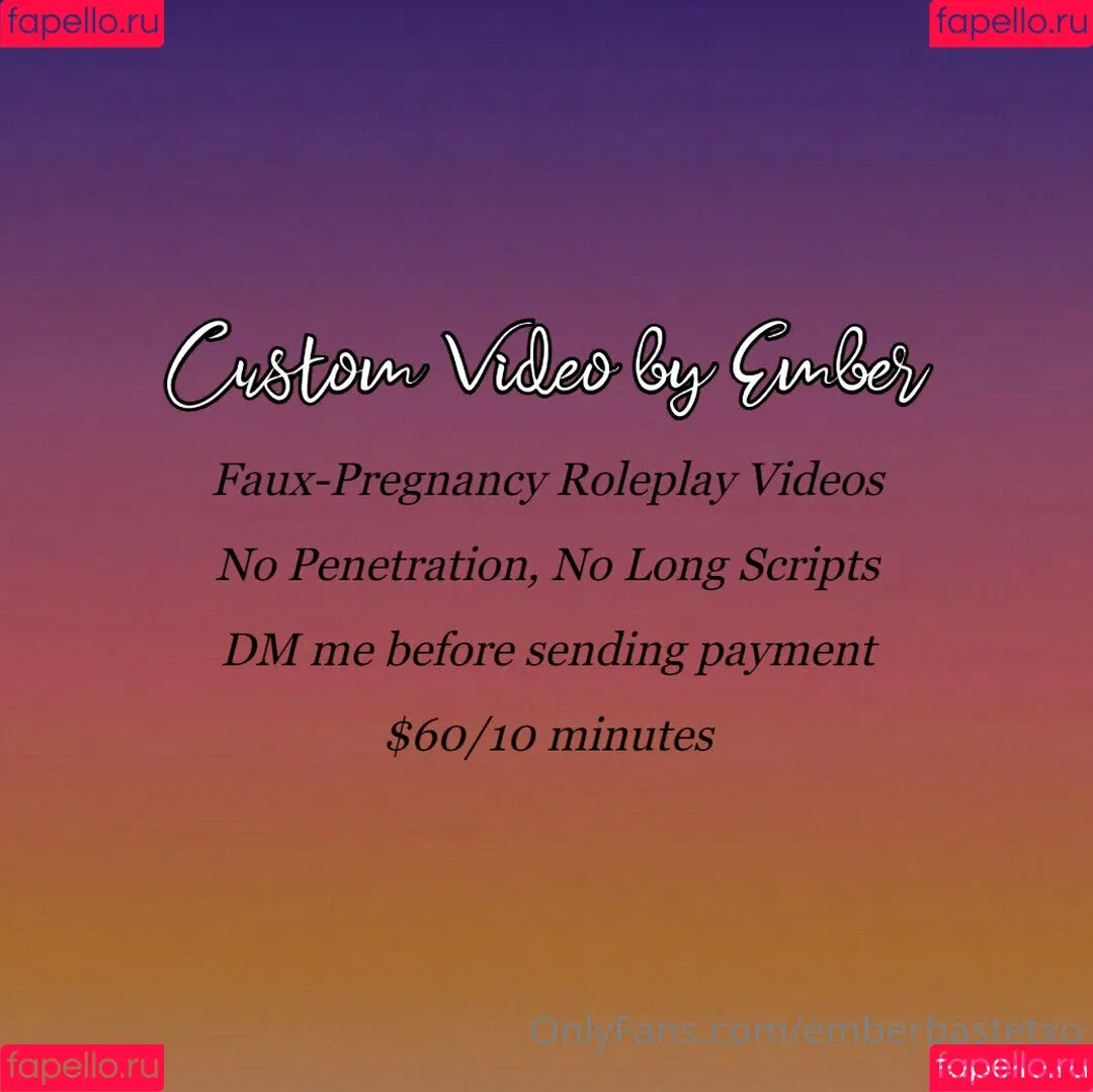 emberbastetxo Onlyfans Photo Gallery 